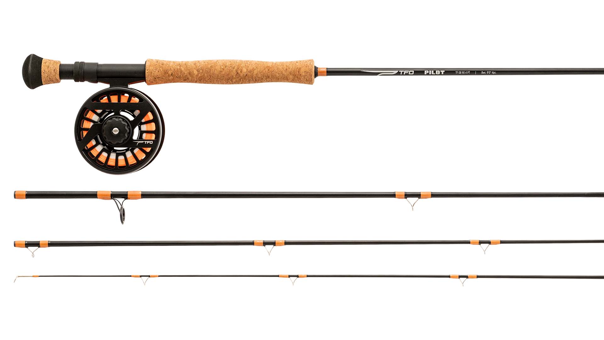 beginner fishing rod combo TFO Pilot Kit Fly Rod Combo Outfit