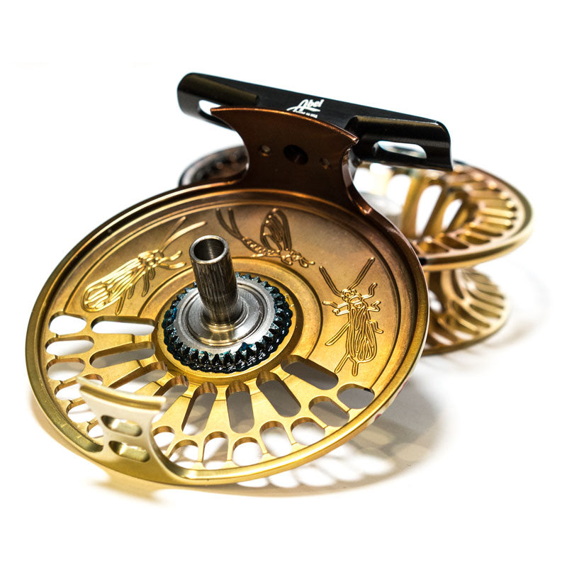abel fly reel brown trout Abel TR Fly Reel In Fish Graphics 5/6 / Native Brown Trout