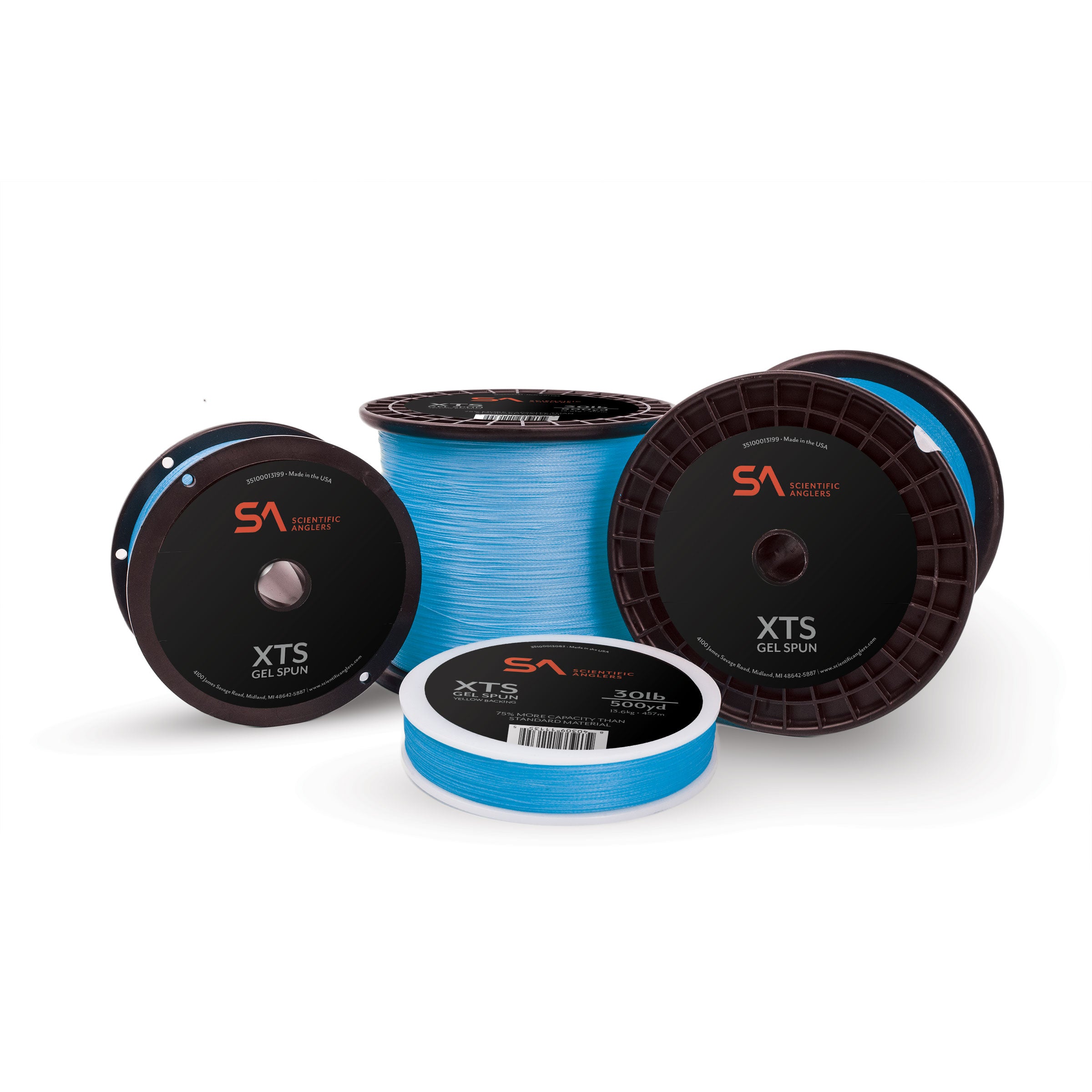 Scientific Anglers XTS Gel Spun Backing in Blue 50lb - 250yds
