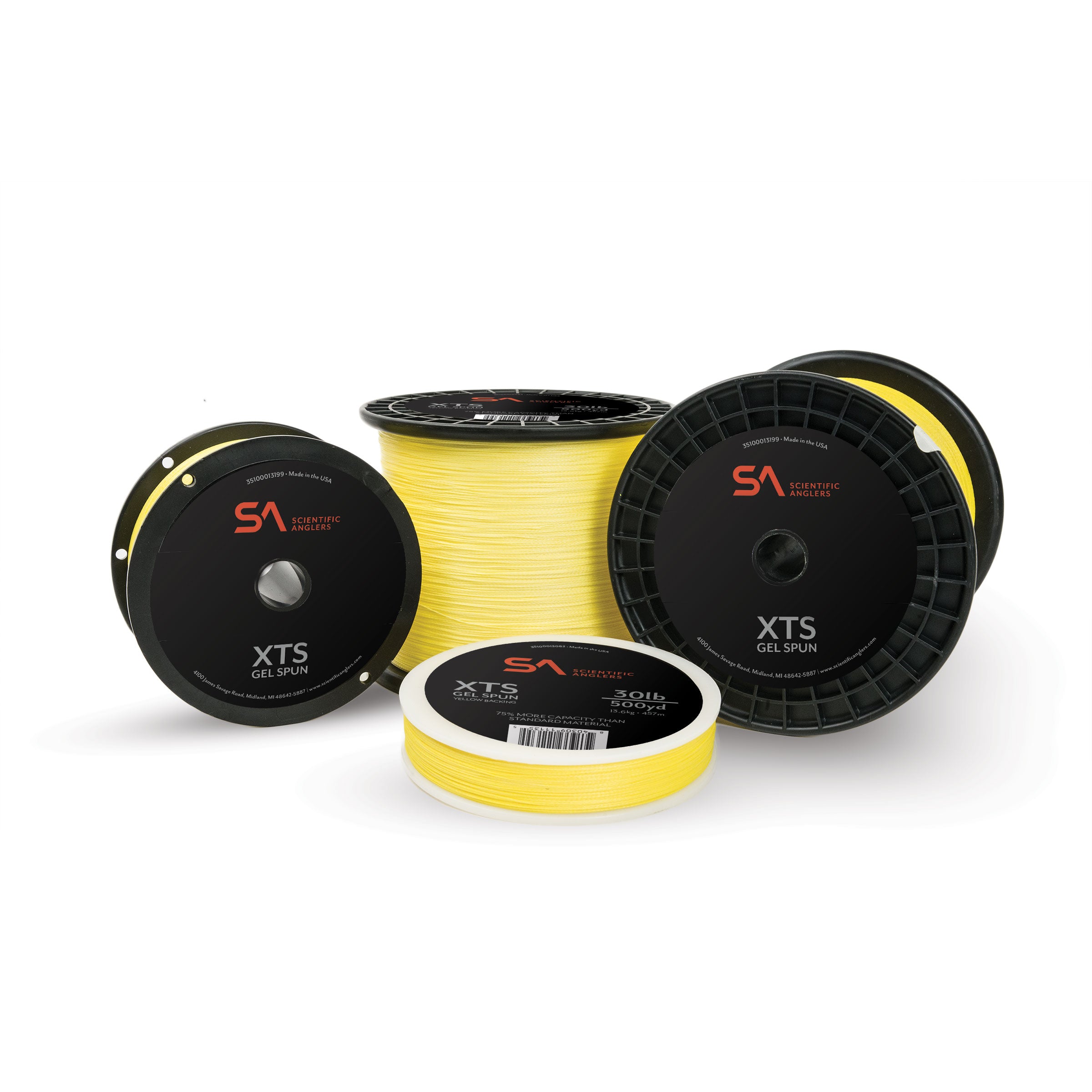 Scientific Anglers XTS Gel Spun Backing in Yellow 50lb - 500yds