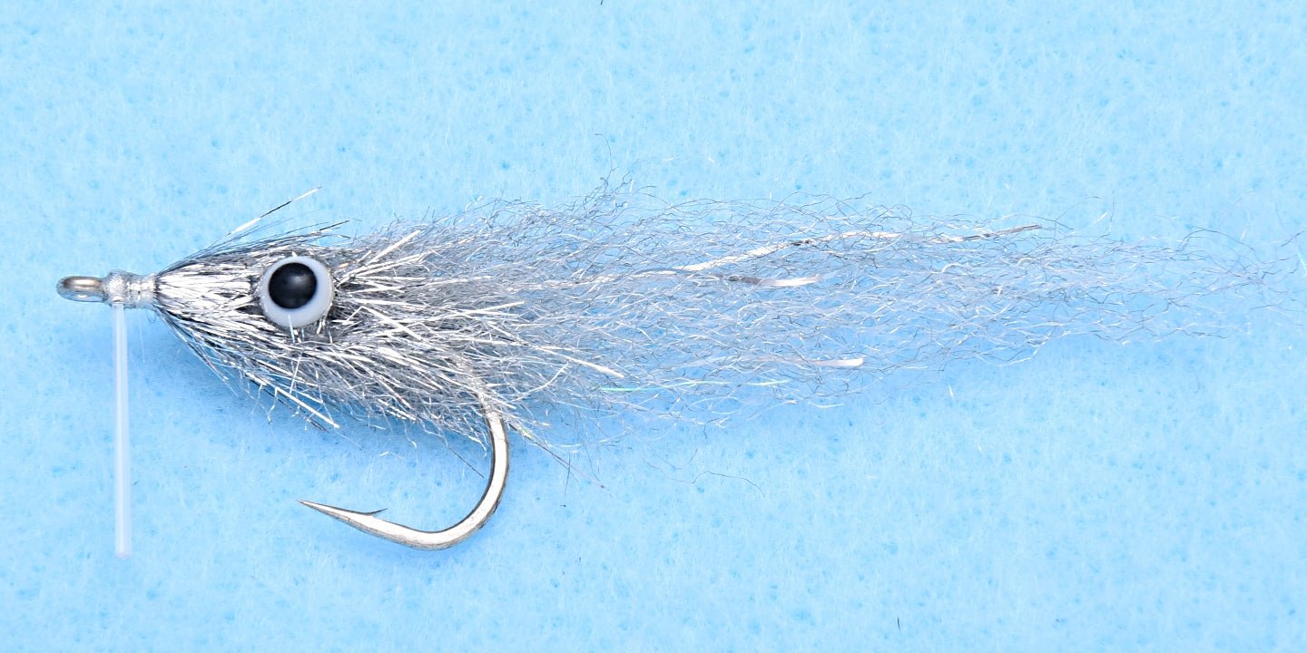 EP Bay Anchovy Lt Grey #1/0 - EP Flies