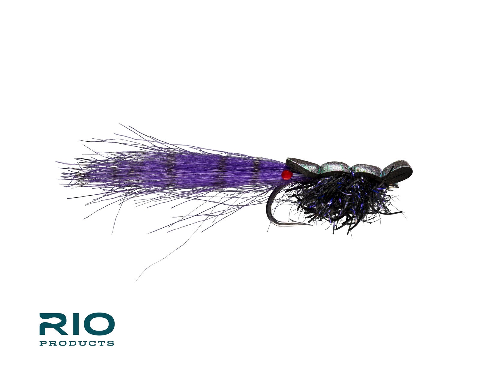 RIO's Guide Shrimp #1/0 - Black/Purple