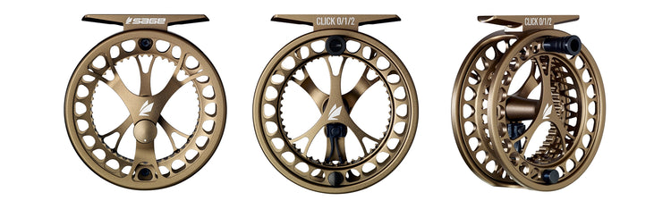 Sage CLICK Fly Reels in Bronze