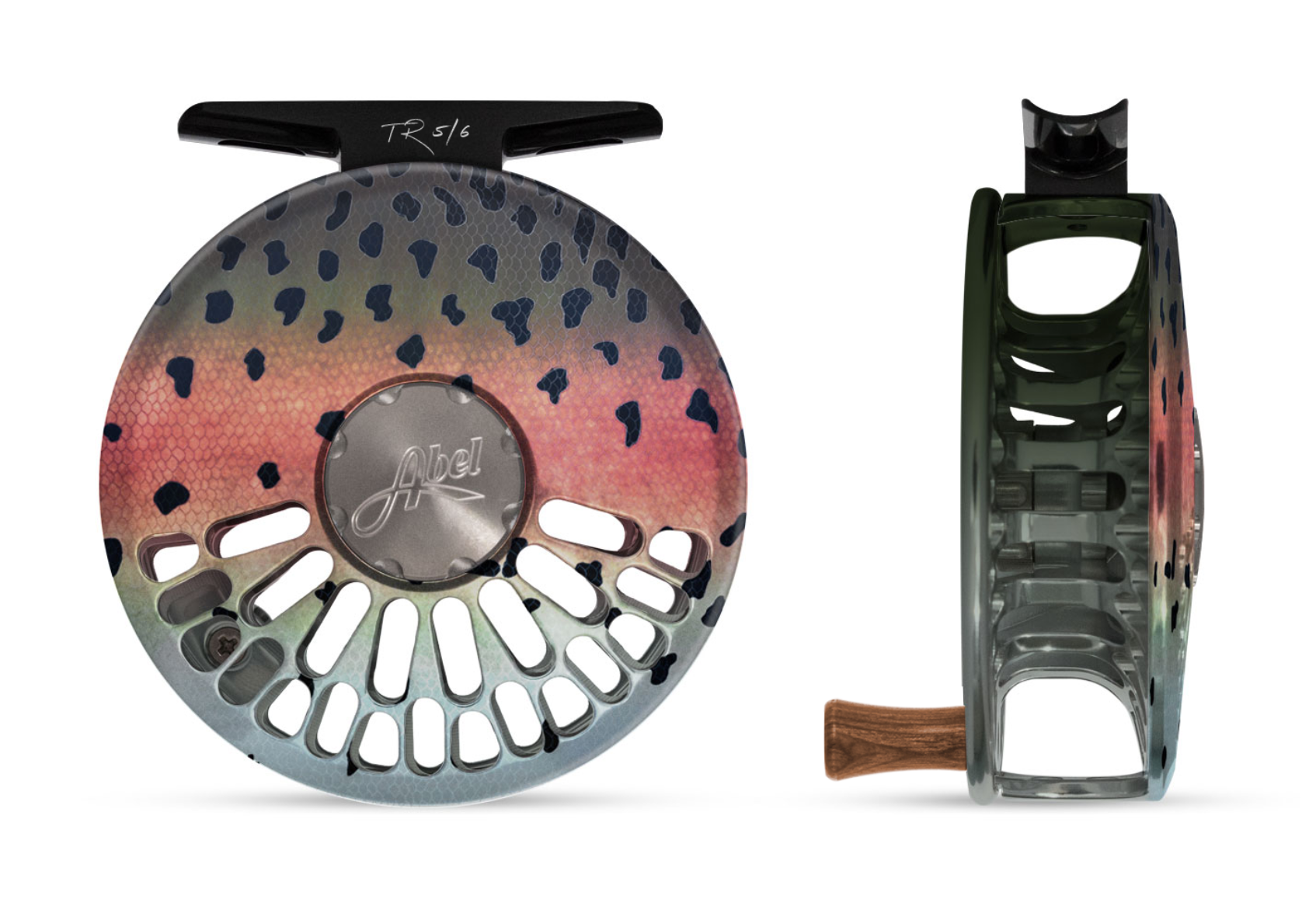 Abel TR Fly Reel in "Native Rainbow Trout"
