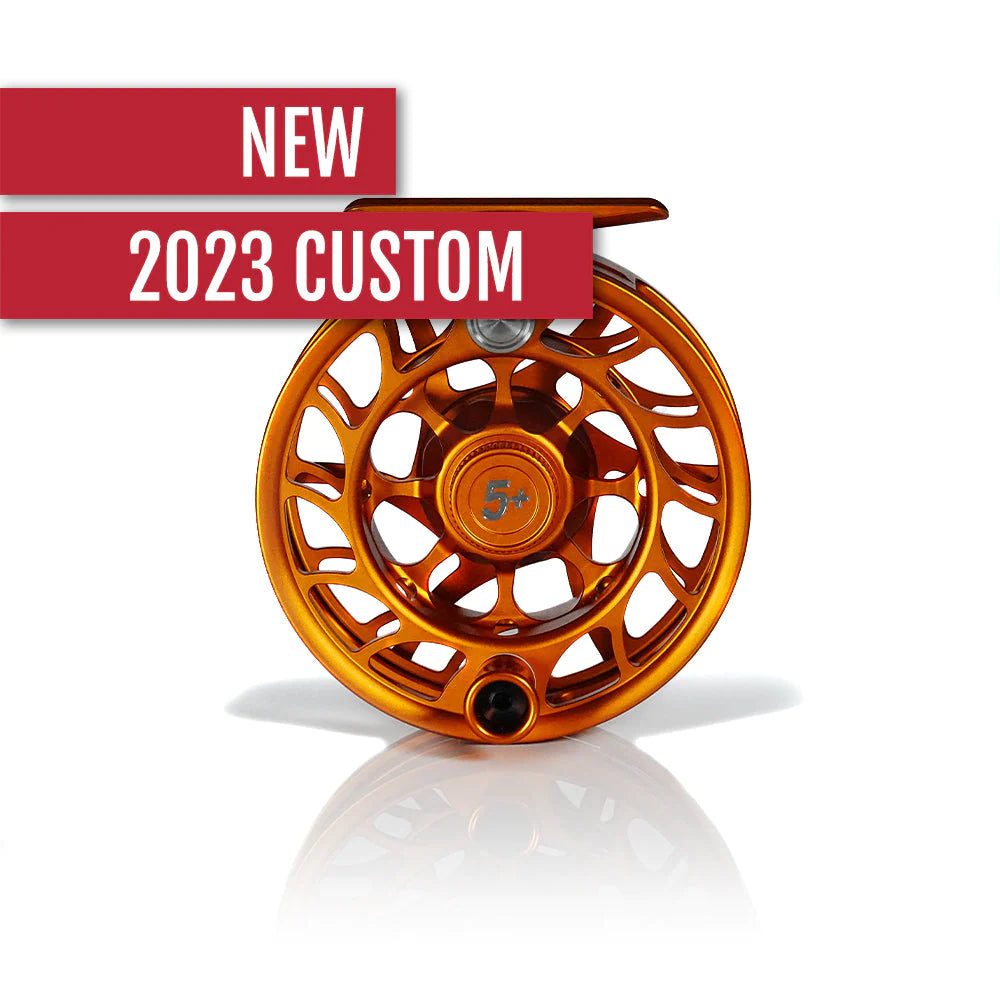 Hatch Iconic 5 Plus Campfire Orange Special Limited Edition Fly Reels