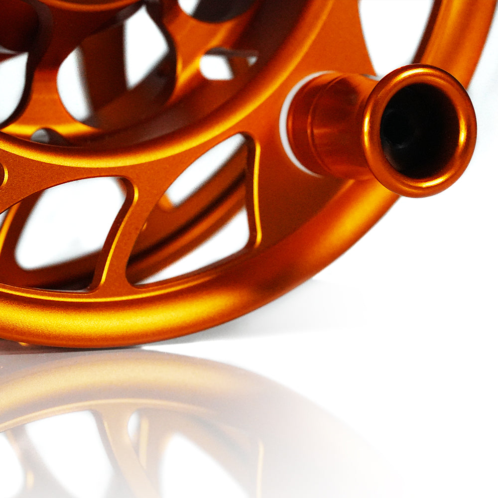 Hatch Iconic 5 Plus Campfire Orange Special Limited Edition Fly Reels