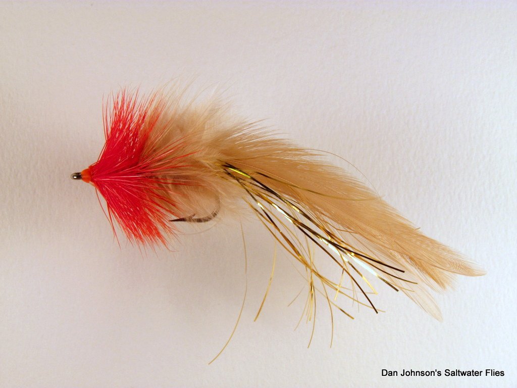 Seaducer - Orange / Tan - Dan Johnson Custom Saltwater Flies