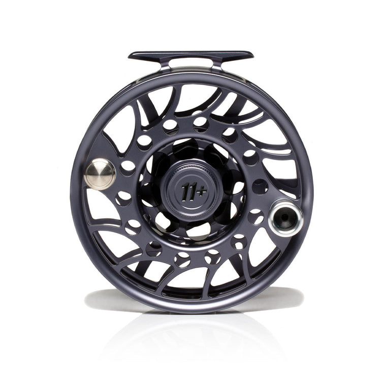Hatch Iconic 11 Plus Mid Arbor Saltwater Fly Reels in Gray