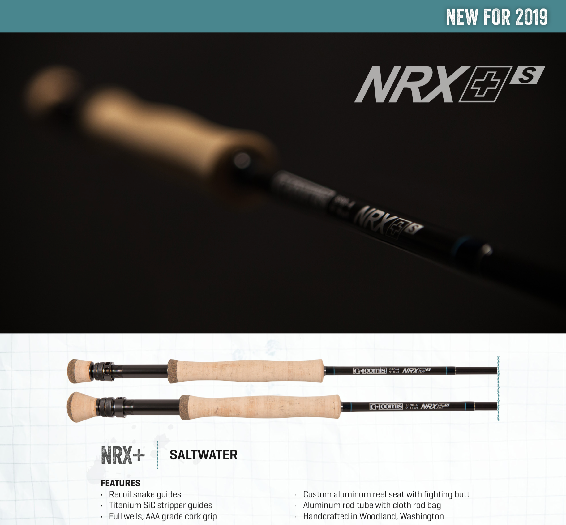 G. Loomis NRX+S Saltwater Fly Rods