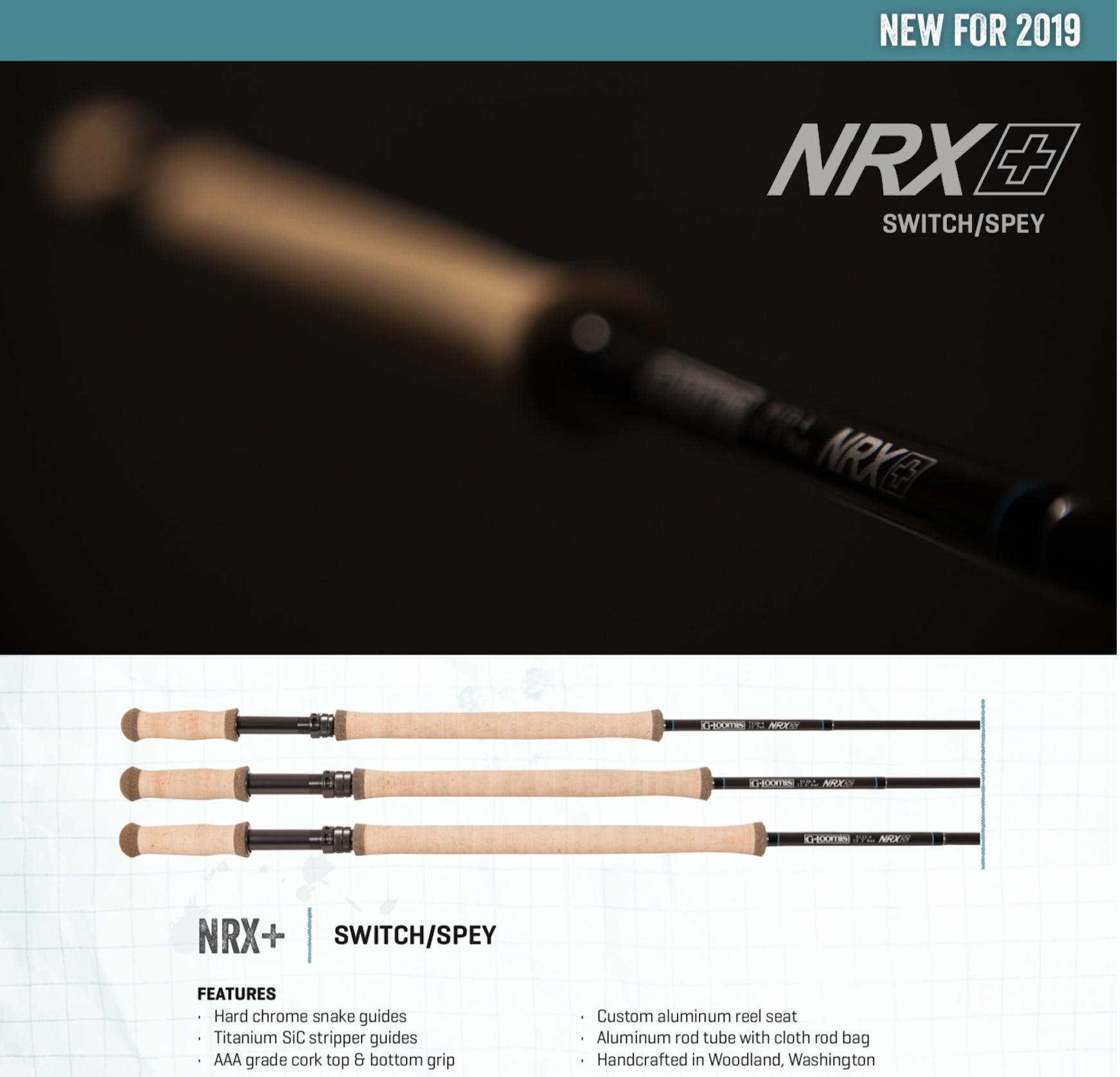 G. Loomis NRX+ SWITCH Fly Rods