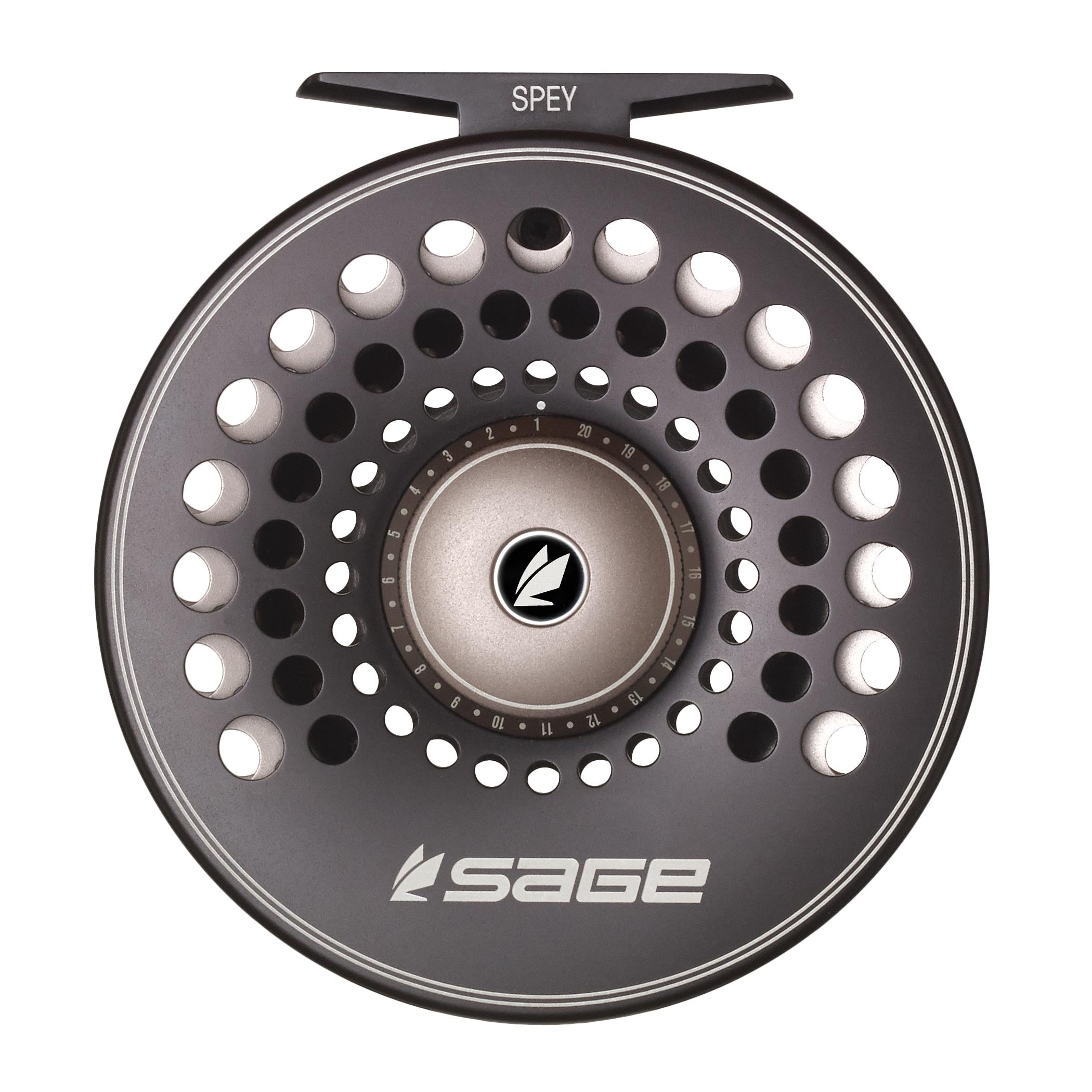 Sage SPEY Fly Reel in Stealth / Silver - Discontinued