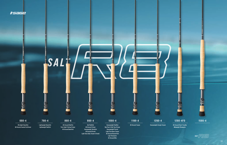 Sage SALT R8 15wt MARLIN Bluewater Fly Rod Combo Outfit - NEW!
