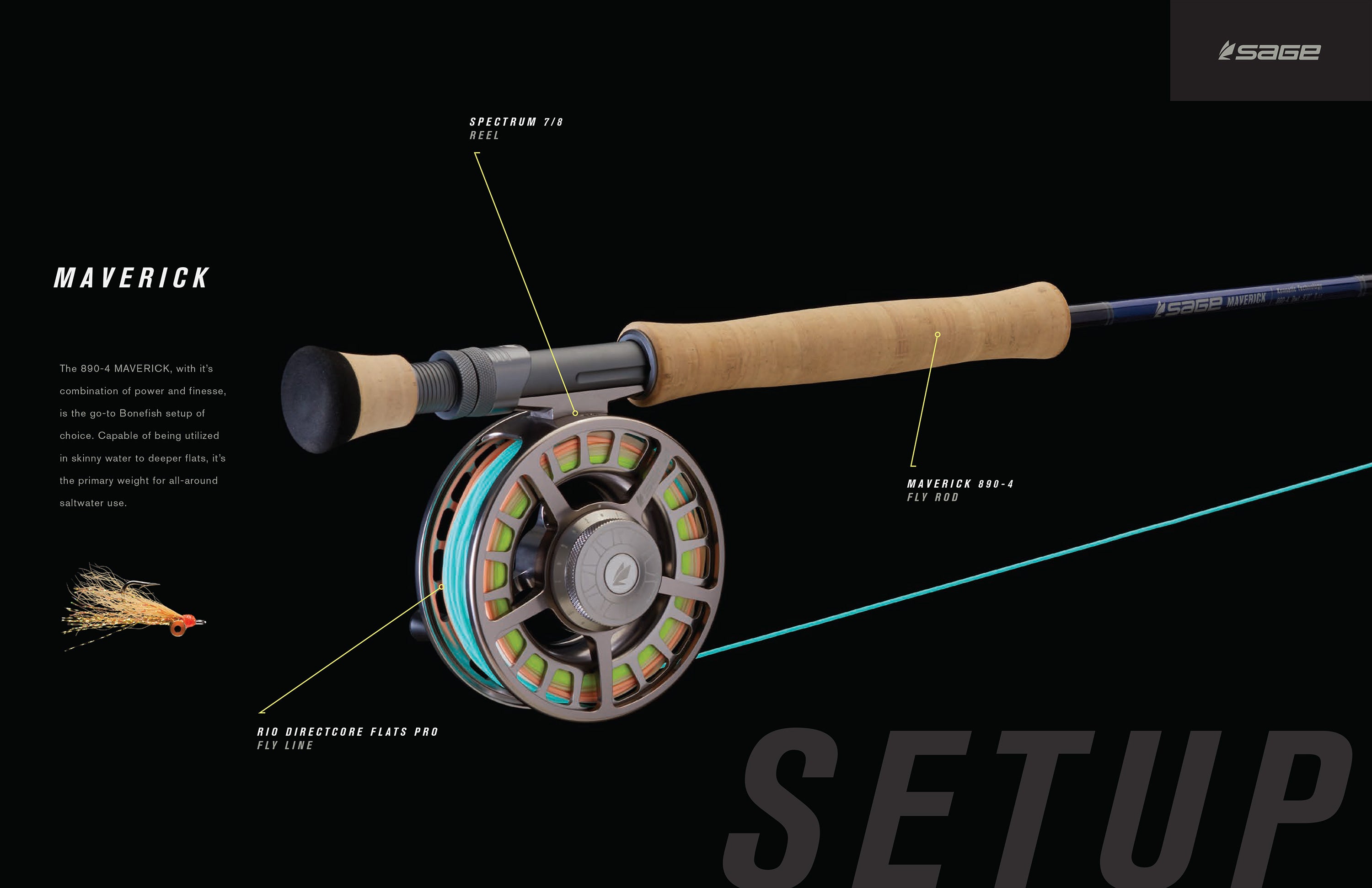 Sage MAVERICK Fly Rods for Saltwater Fly Fishing – Salt Fly Pro