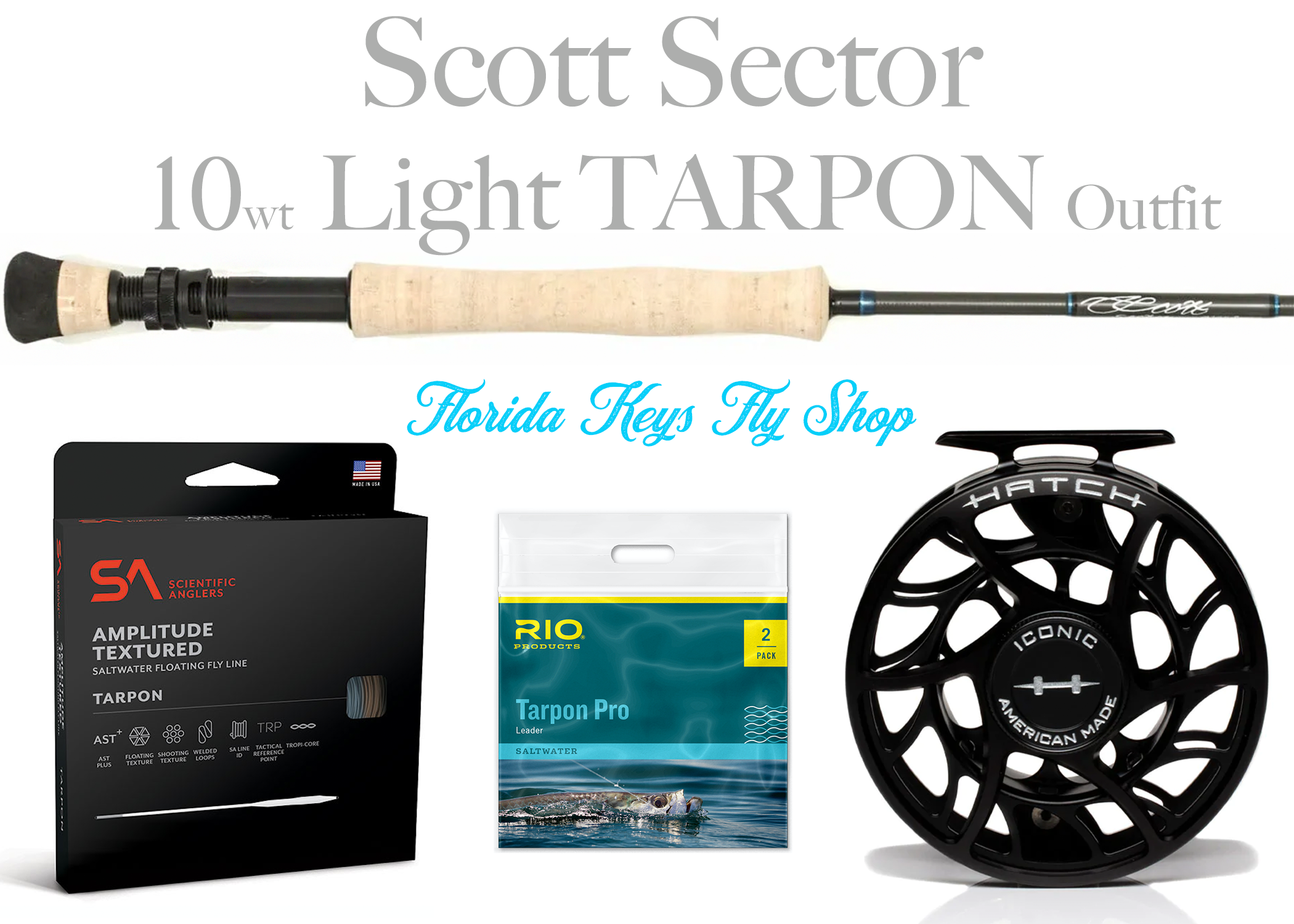Scott Sector 12wt TARPON Outfit Combo Scott Sector 12wt TARPON Outfit Combo