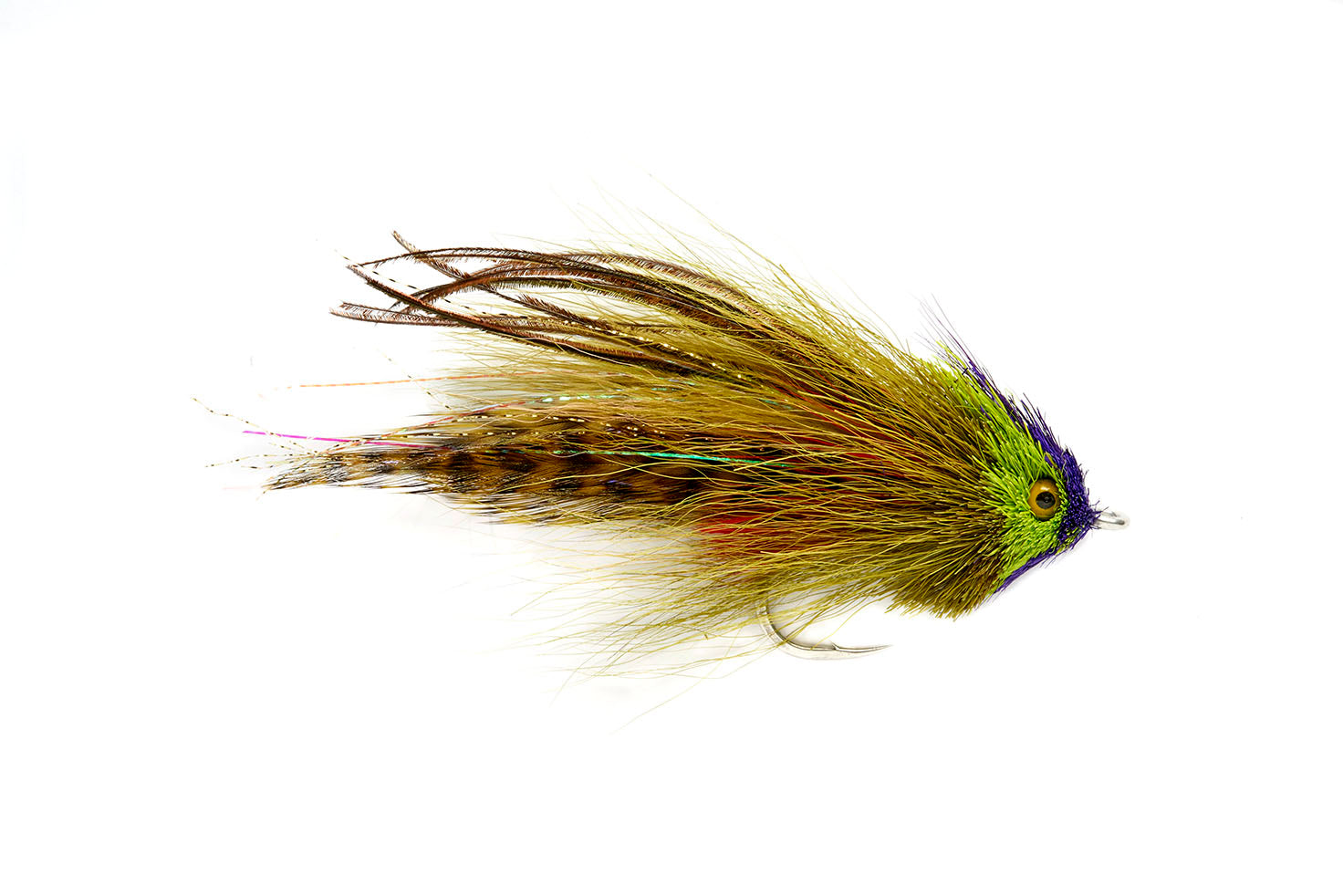 Serge's Wrasse Olive GT Fly #6/0