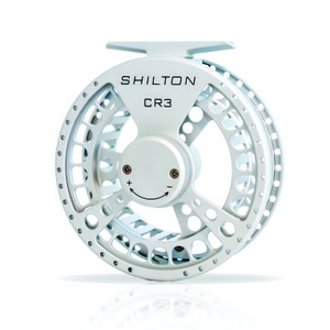 Shilton CR3 reel titanium silver fly reels