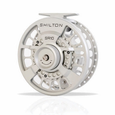Shilton reels SR10 titanium silver saltwater fly reel