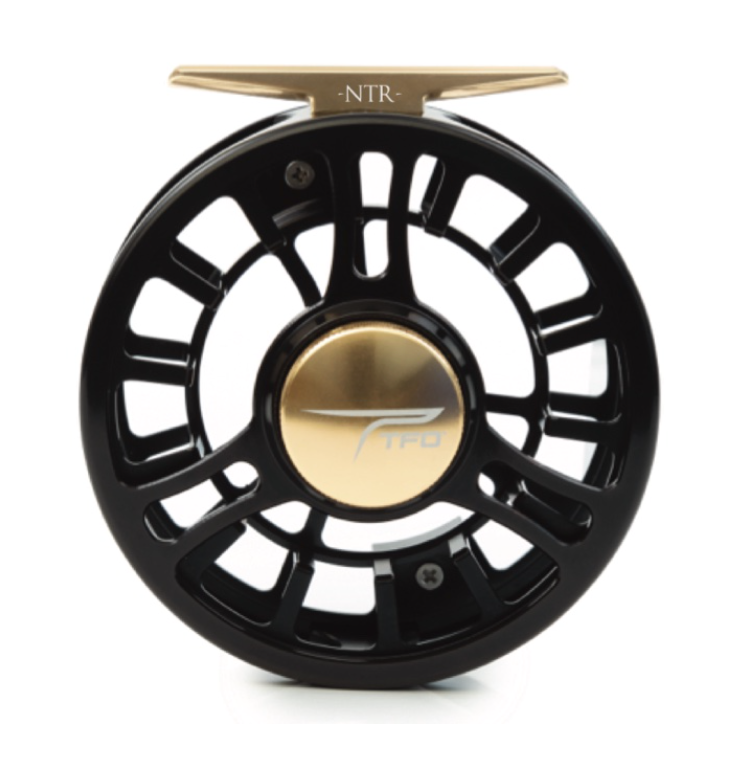 TFO NTR Fly Reels in Black/Gold Salt Fly Pro TFO NTR Fly Reels in Black/Gold Salt Fly Pro