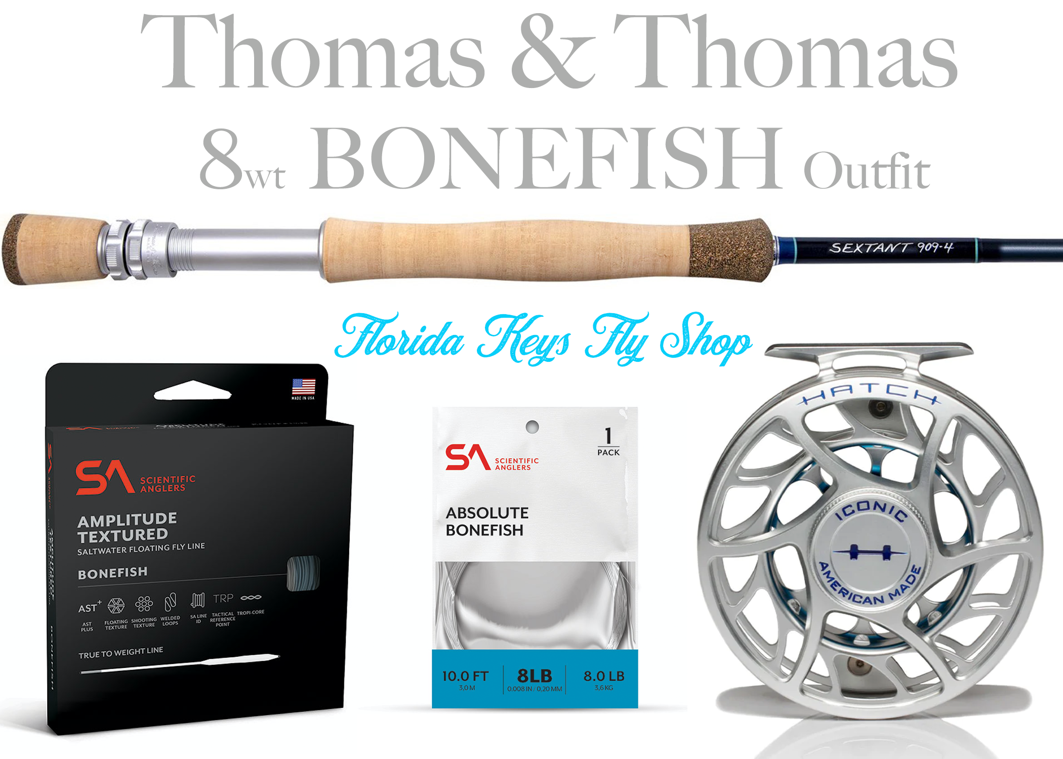 captain tom's amec 65h fishing pole Thomas & Thomas Sextant 12wt TARPON Outfit Combo