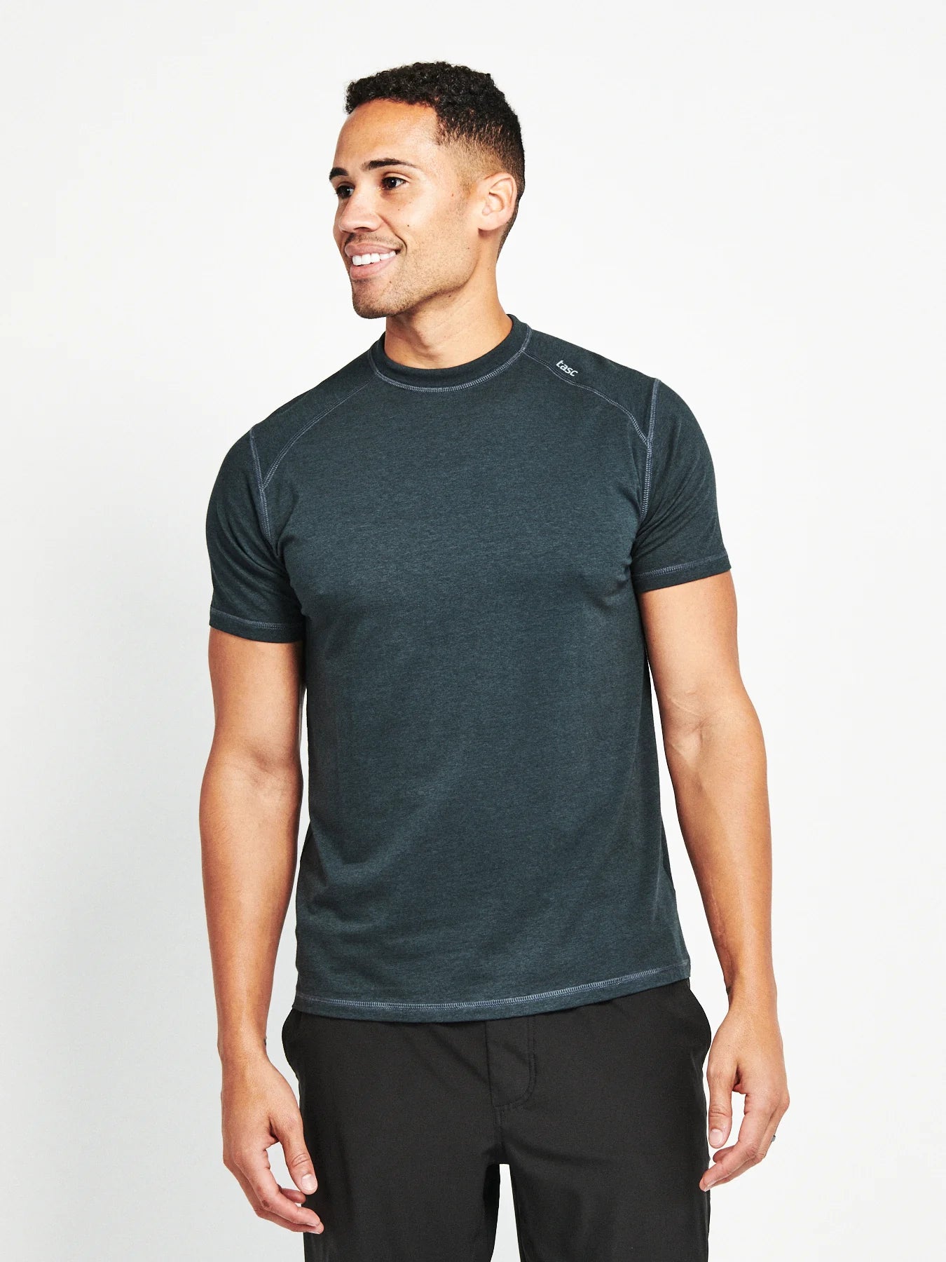 Tasc Carrollton Fitness T-Shirt in Gunmetal - NEW!