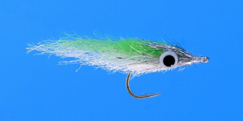 EP Micro Minnow Chartreuse #2 (2 flies per pack) by EP Flies