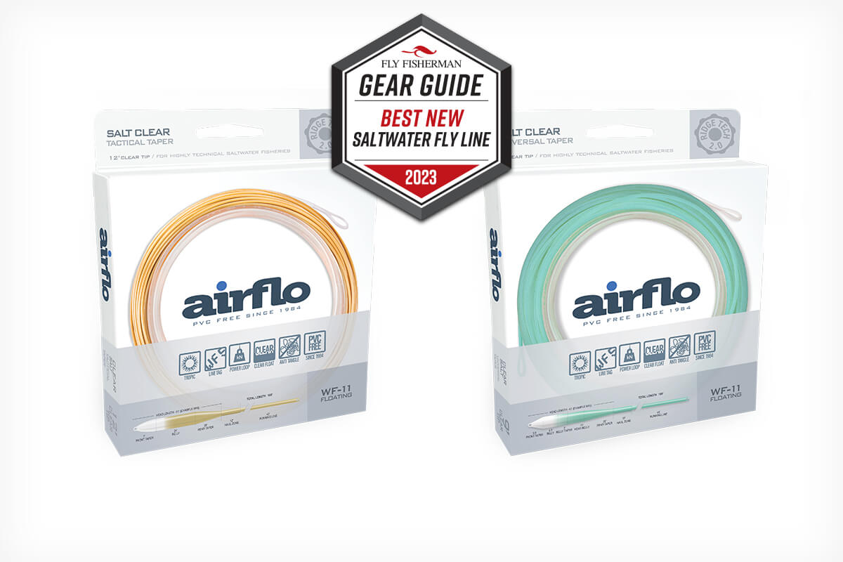 airflo fly reels Airflo Ridge 2.0 Flats Universal Taper 9' Clear Tip WF 11