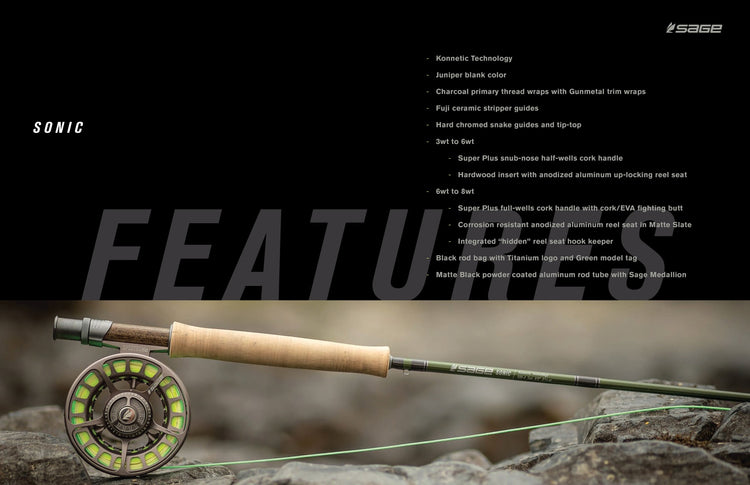 Sage SONIC Spey/Switch Two-Handed Fly Rods
