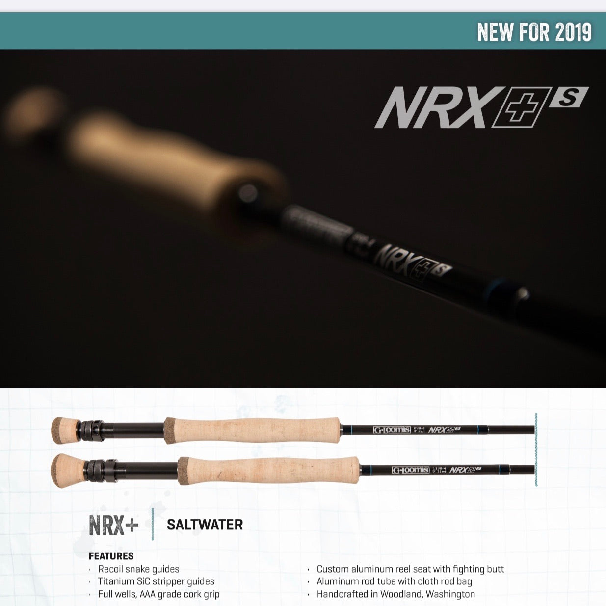 g loomis fly rod tube G. Loomis NRX+S Saltwater Fly Rods – Salt Fly Pro