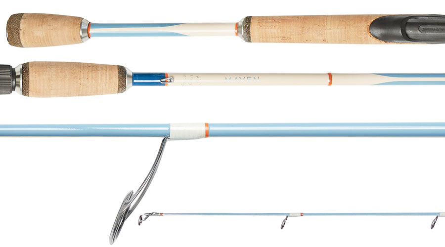 Maven Gulf 7' Spinning Travel Rods for Saltwater in Vintage Blue - NEW!